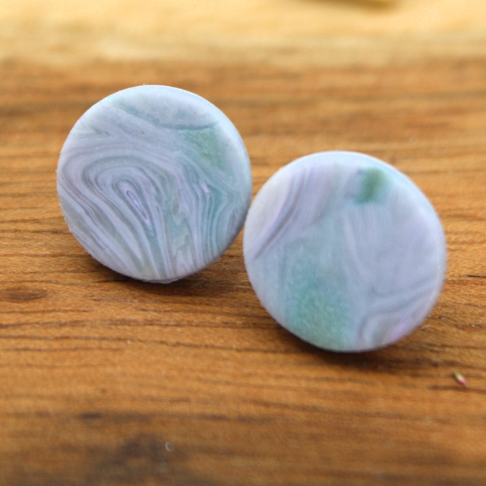 Marble Stud Earrings