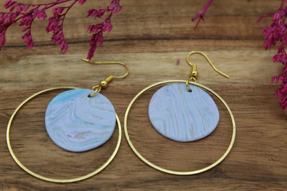 Marble Planet Earrings